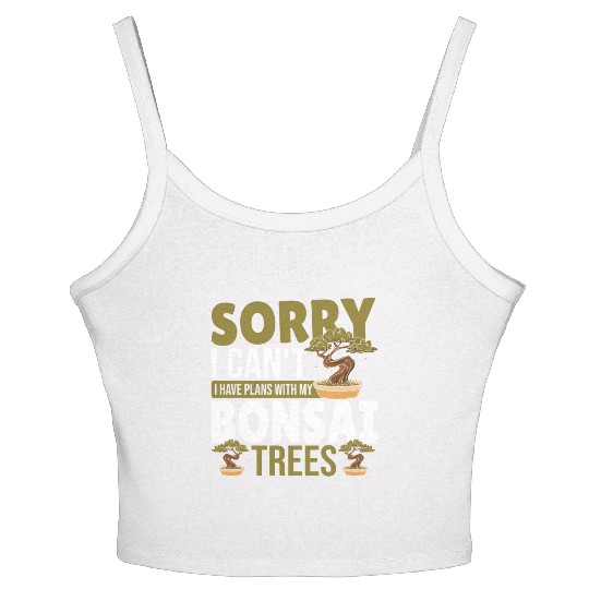 Japanese Culture Gardener Japanese Art Bonsai Women's Spaghetti Strap Tank Top