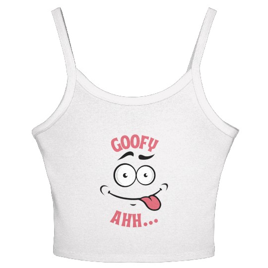 Goofy aaahh Women's Spaghetti Strap Tank Top
