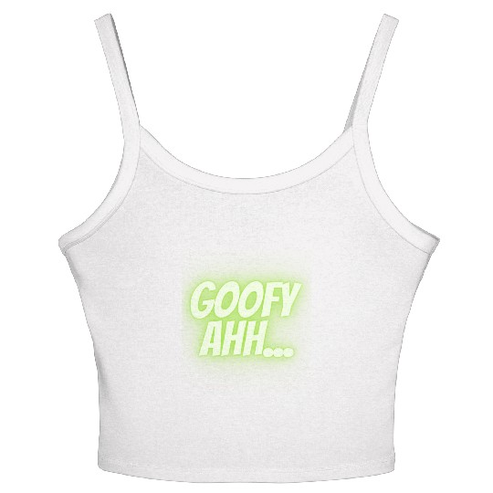 Gooeey Green Goofy Ahh Women's Spaghetti Strap Tank Top