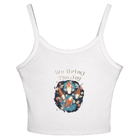 Koi Fish Koi Carp Japanese Koi Garden-Pond funny Women's Spaghetti Strap Tank Top