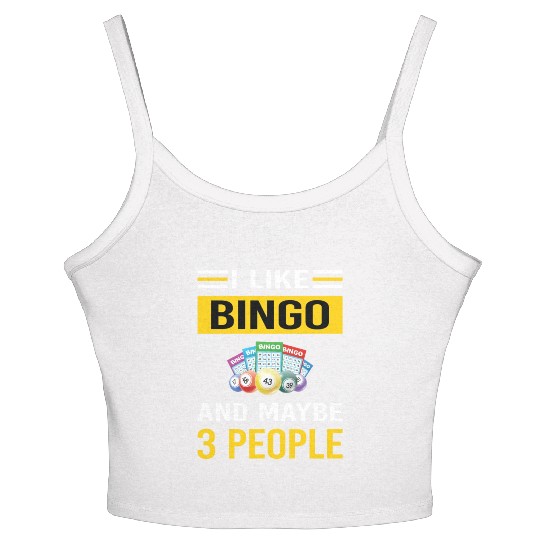 3 People Bingo Women's Spaghetti Strap Tank Top