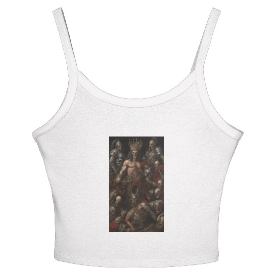 Undead Emperor Elder Vampire and lieutenants 4 Women's Spaghetti Strap Tank Top
