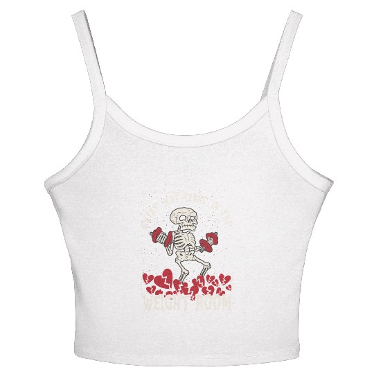 Anti Valentine´s Day Broken Heart Powerlifting Gym Women's Spaghetti Strap Tank Top