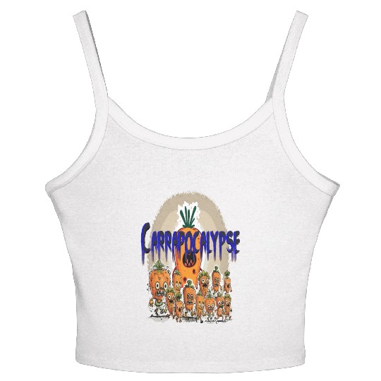 Carrapocalypse - The Carrot Zombie Take Over Women's Spaghetti Strap Tank Top