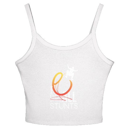 "I Do My Own Stunts" Daredevil Design Women's Spaghetti Strap Tank Top