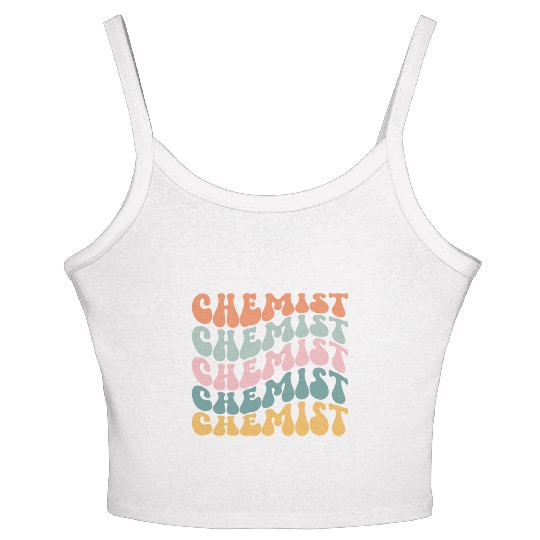 Chemist Laboratory Scientist Chemical Analyst Women's Spaghetti Strap Tank Top