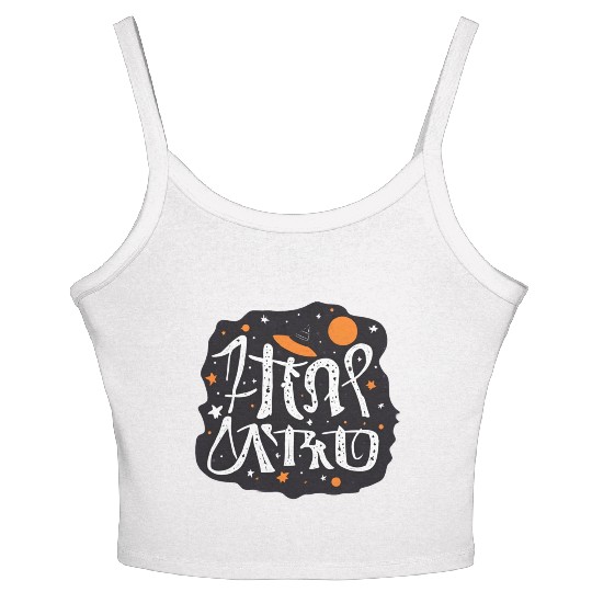 Astro Halloween Women's Spaghetti Strap Tank Top