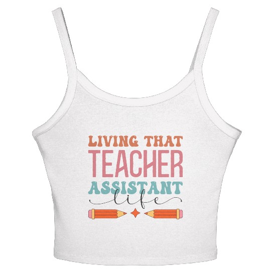 Teacher Assistant Women's Spaghetti Strap Tank Top