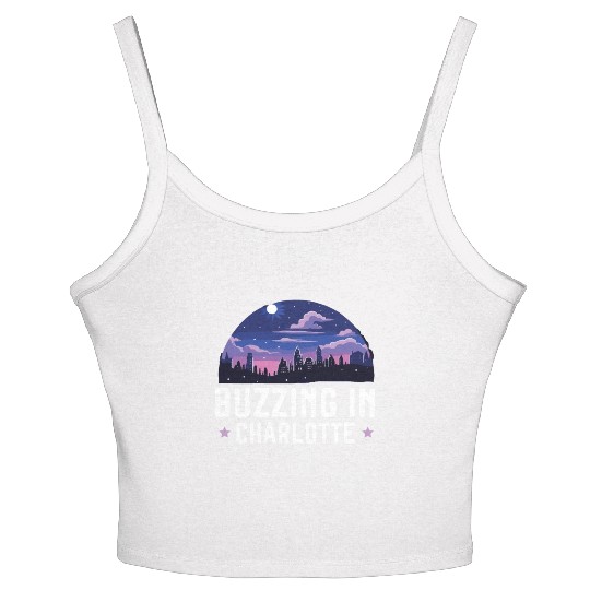 Charlotte North Carolina USA America United States Women's Spaghetti Strap Tank Top