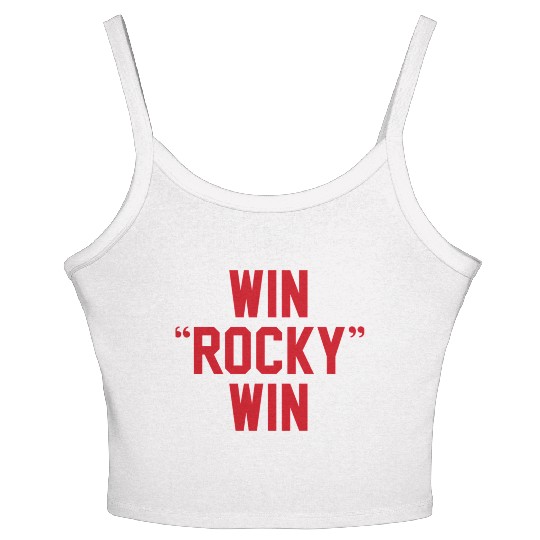 Win Rocky Win Women's Spaghetti Strap Tank Top