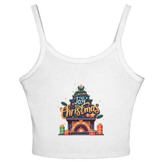 The Joy Christmas Women's Spaghetti Strap Tank Top