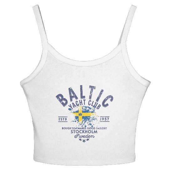 Baltic Yacht Club Stockholm Design Women's Spaghetti Strap Tank Top