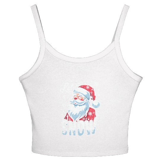 Let It Snow Women's Spaghetti Strap Tank Top