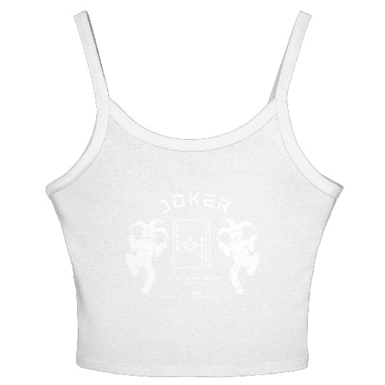 Joker - I'm not crazy, I'm just creative. Women's Spaghetti Strap Tank Top