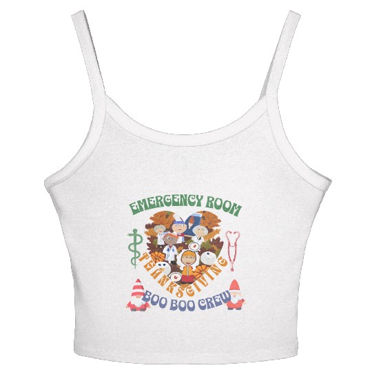 Emergency Room Thanksgiving Boo Boo crew Women's Spaghetti Strap Tank Top