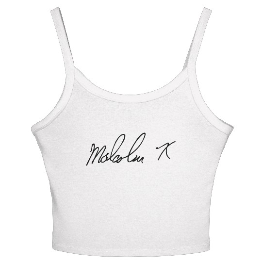 Malcolm X Women's Spaghetti Strap Tank Top