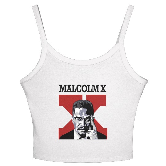 Malcolm X Women's Spaghetti Strap Tank Top