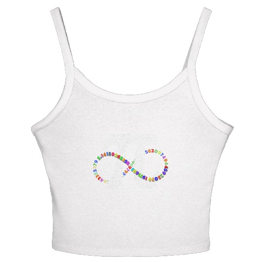 3.14 Math Teacher Pi National Day Women's Spaghetti Strap Tank Top Geek Nerd