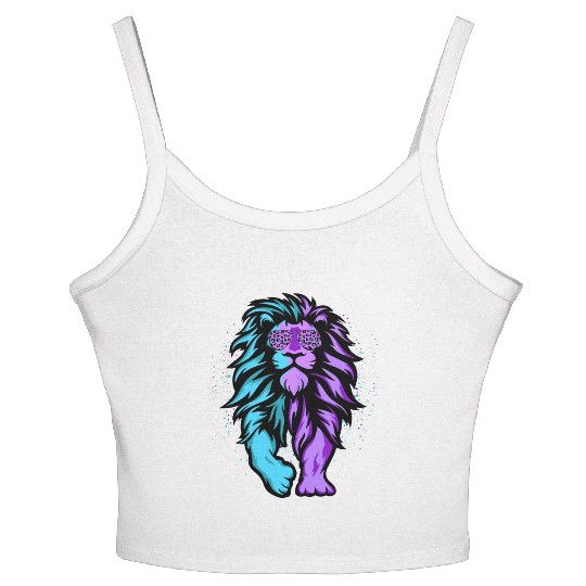 Lion Suicide Prevention Awareness Women's Spaghetti Strap Tank Top