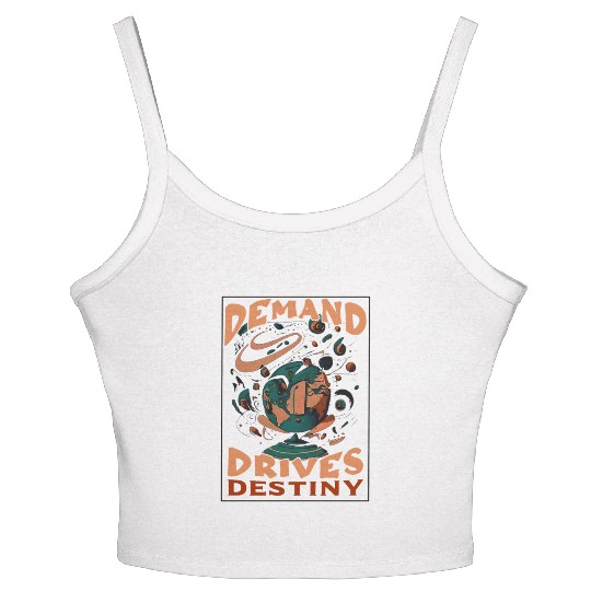 demand drives destiny Women's Spaghetti Strap Tank Top