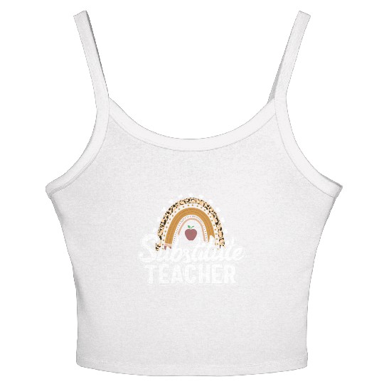 Teacher Women's Spaghetti Strap Tank Top, Substitute Teacher Women's Spaghetti Strap Tank Top, Teacher's