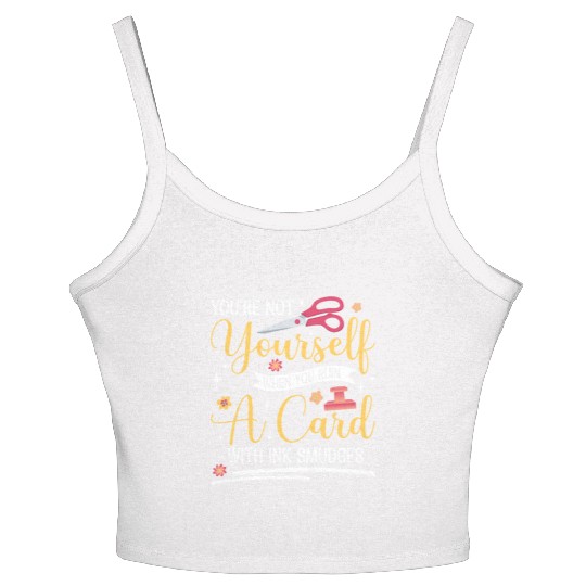 Cardmaker Scrapbooking Cardmaking Kits for Adults Women's Spaghetti Strap Tank Top