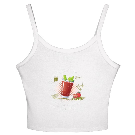 Bloody Mary Cocktail Longdrink Women's Spaghetti Strap Tank Top
