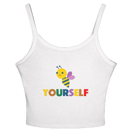 Bee Yourself Lesbeean Lesbian Women's Spaghetti Strap Tank Top