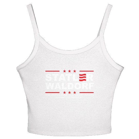 Statler and Waldorf Women's Spaghetti Strap Tank Top