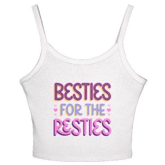 Besties For the Resties Women's Spaghetti Strap Tank Top