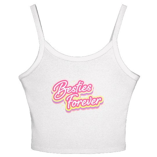 Besties Forever Women's Spaghetti Strap Tank Top