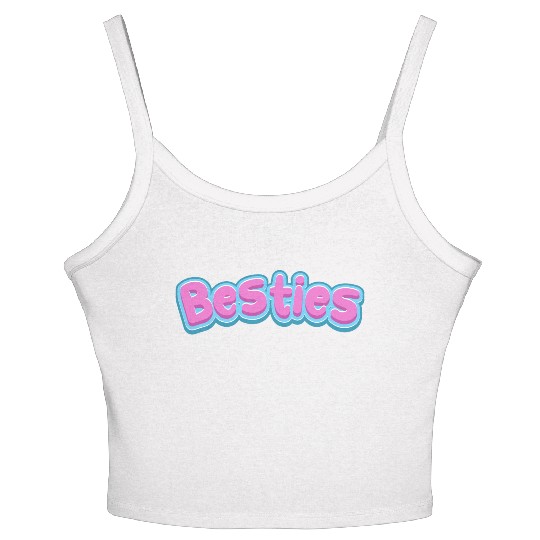 Besties Women's Spaghetti Strap Tank Top