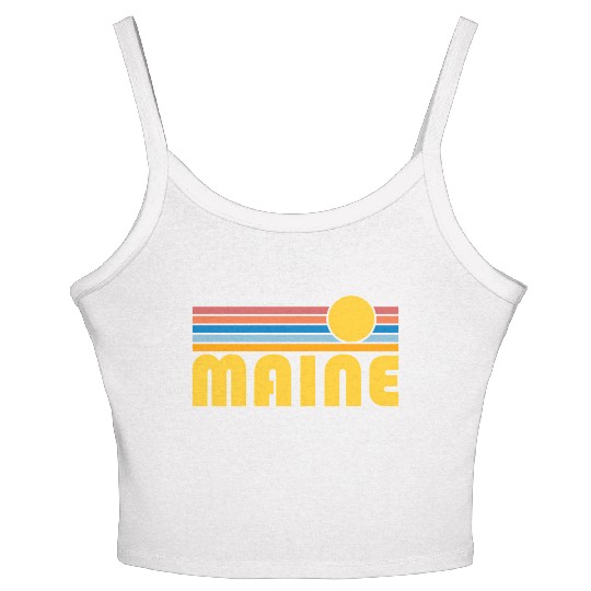 Maine Sunset Maine Women's Spaghetti Strap Tank Top