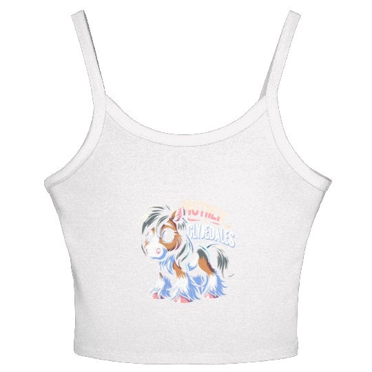 Draught Horse Lover Giant Horse Breed Clydesdale Women's Spaghetti Strap Tank Top