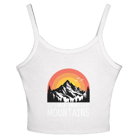 Great Smoky mountain Women's Spaghetti Strap Tank Top