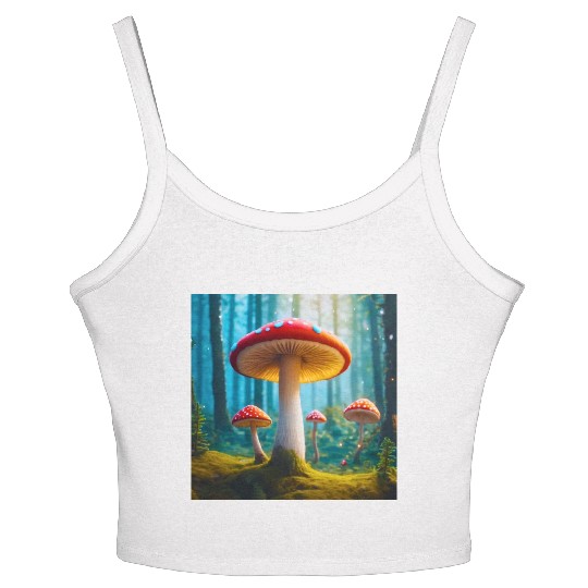 Mellow Mushroom Women's Spaghetti Strap Tank Top