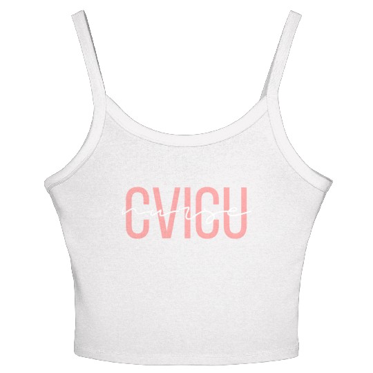 Cvicu Nurse Cardiac Nurse Registered Nurse Women's Spaghetti Strap Tank Top