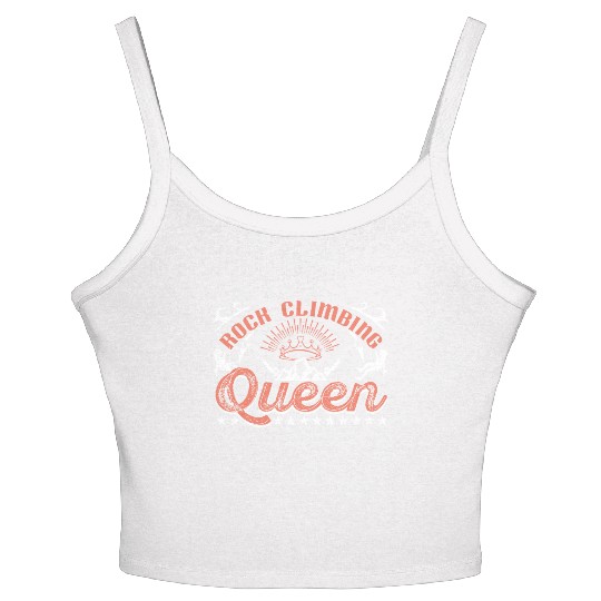 Rock Climbing Queen Women's Spaghetti Strap Tank Top