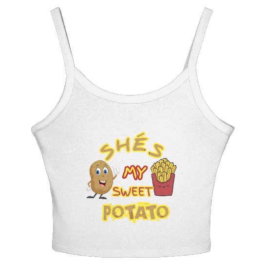 shés my sweet potato Women's Spaghetti Strap Tank Top