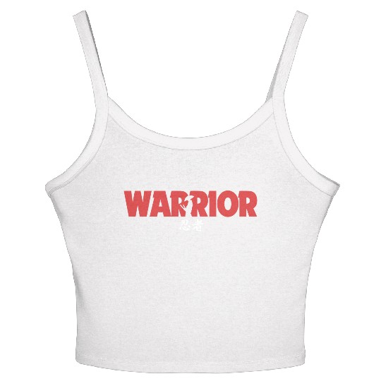 Samurai Warrior Essence Spirit Japan Women's Spaghetti Strap Tank Top