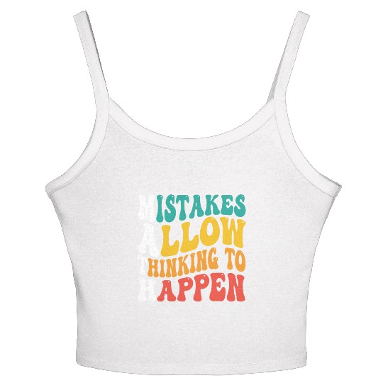 Funny Math Teacher Graphic - Best Math Teacher Women's Spaghetti Strap Tank Top
