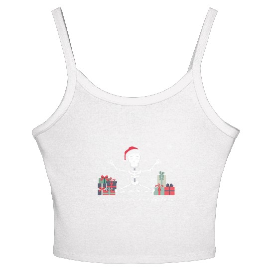 Dead Inside but Festive Women's Spaghetti Strap Tank Top