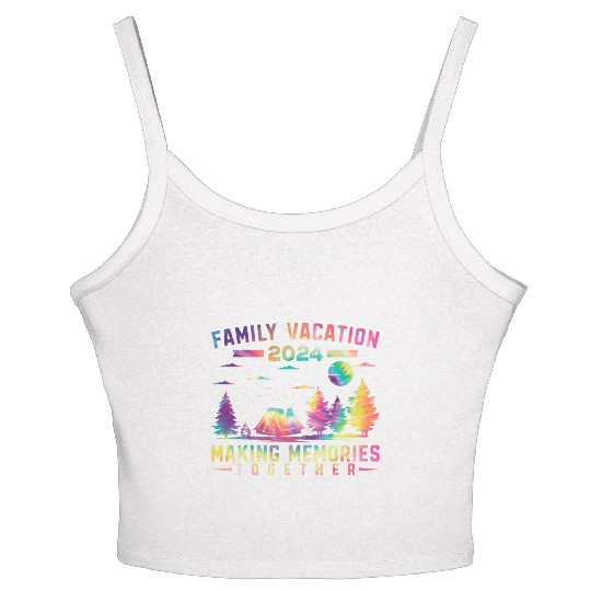 Summer Family Vacation Making Memories Women's Spaghetti Strap Tank Top