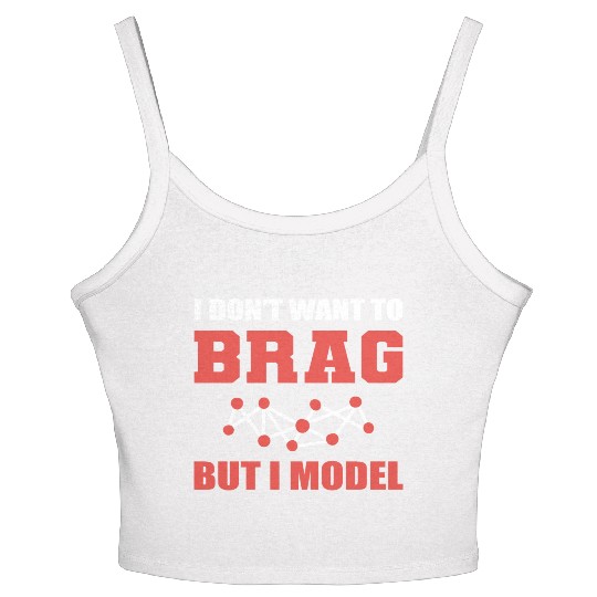 I Model Joker or Funny Person Gift Women's Spaghetti Strap Tank Top