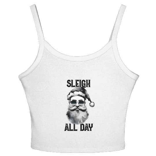 Sleigh all day Women's Spaghetti Strap Tank Top