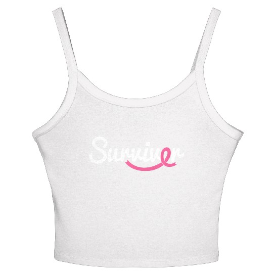 Breast Cancer Survivor K Ribbon Breast Cancer Awar Women's Spaghetti Strap Tank Top