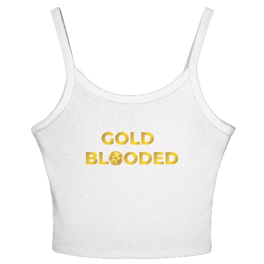 Gold blooded Women's Spaghetti Strap Tank Top