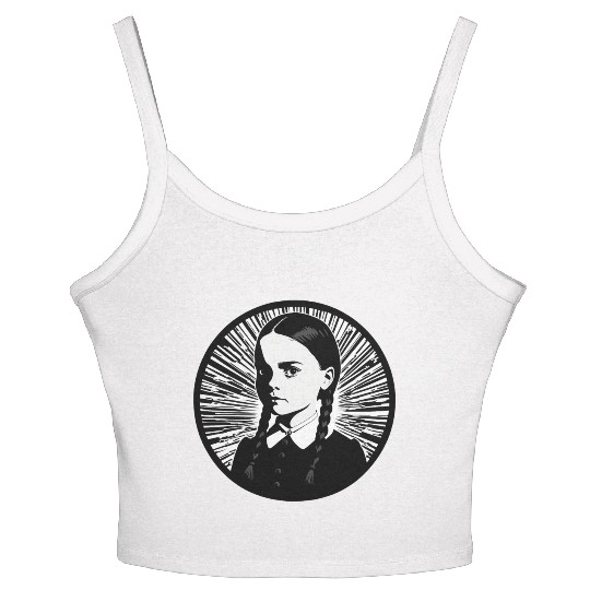 Wednesday Addams Women's Spaghetti Strap Tank Top