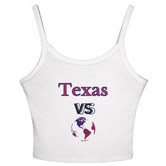 Texas SV The World Merch Design Women's Spaghetti Strap Tank Top