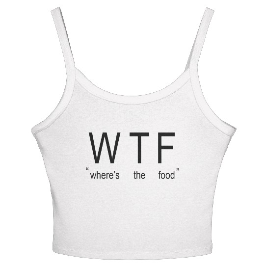 wtf Women's Spaghetti Strap Tank Top